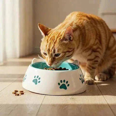 Gamelle Inclinée pour Chat | Les Bienfaits pour sa Santé 🐱 - Pattes d'Or