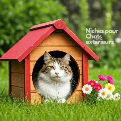 🏡 Niche pour Chat d'Extérieur | Confort, Sécurité et Isolation - Pattes d'Or