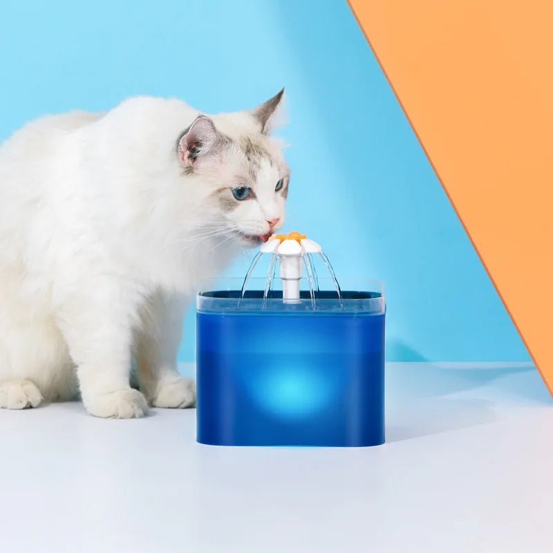 Abreuvoir silencieux pour chat avec 3 modes d'écoulement