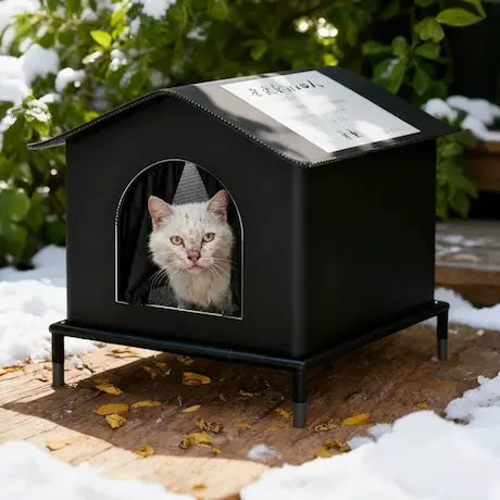 Abri chat imperméable contre la pluie