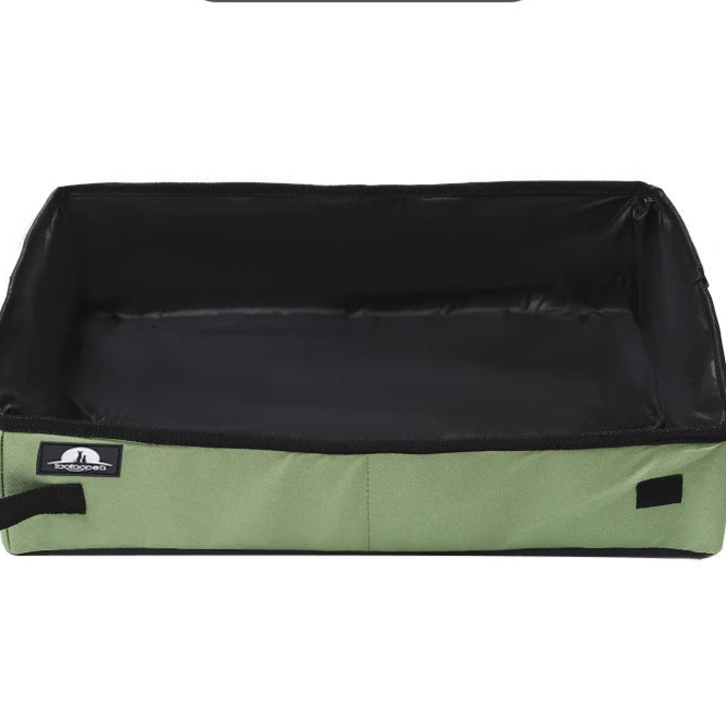 Bac à litière pour chat pliable pour voyage, dimensions 50 cm