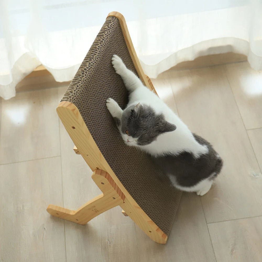 Planche à Gratter 3 - en - 1 pour Chat - Le Sanctuaire Félin Parfait - Pattes d'or