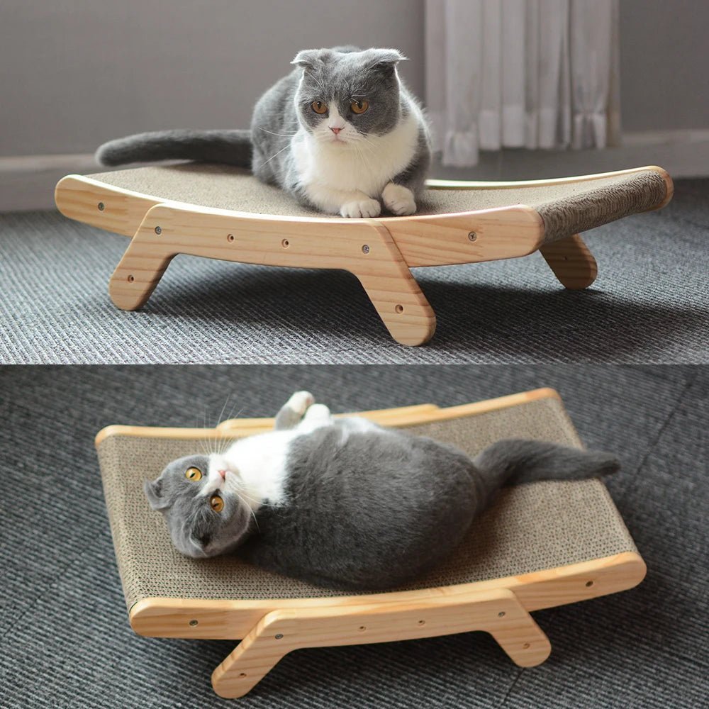 Planche à Gratter 3 - en - 1 pour Chat - Le Sanctuaire Félin Parfait - Pattes d'or