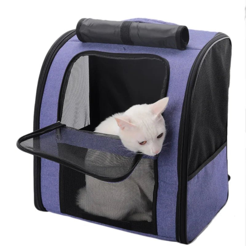 Sac de transport chat léger grand espace - Pattes d'or