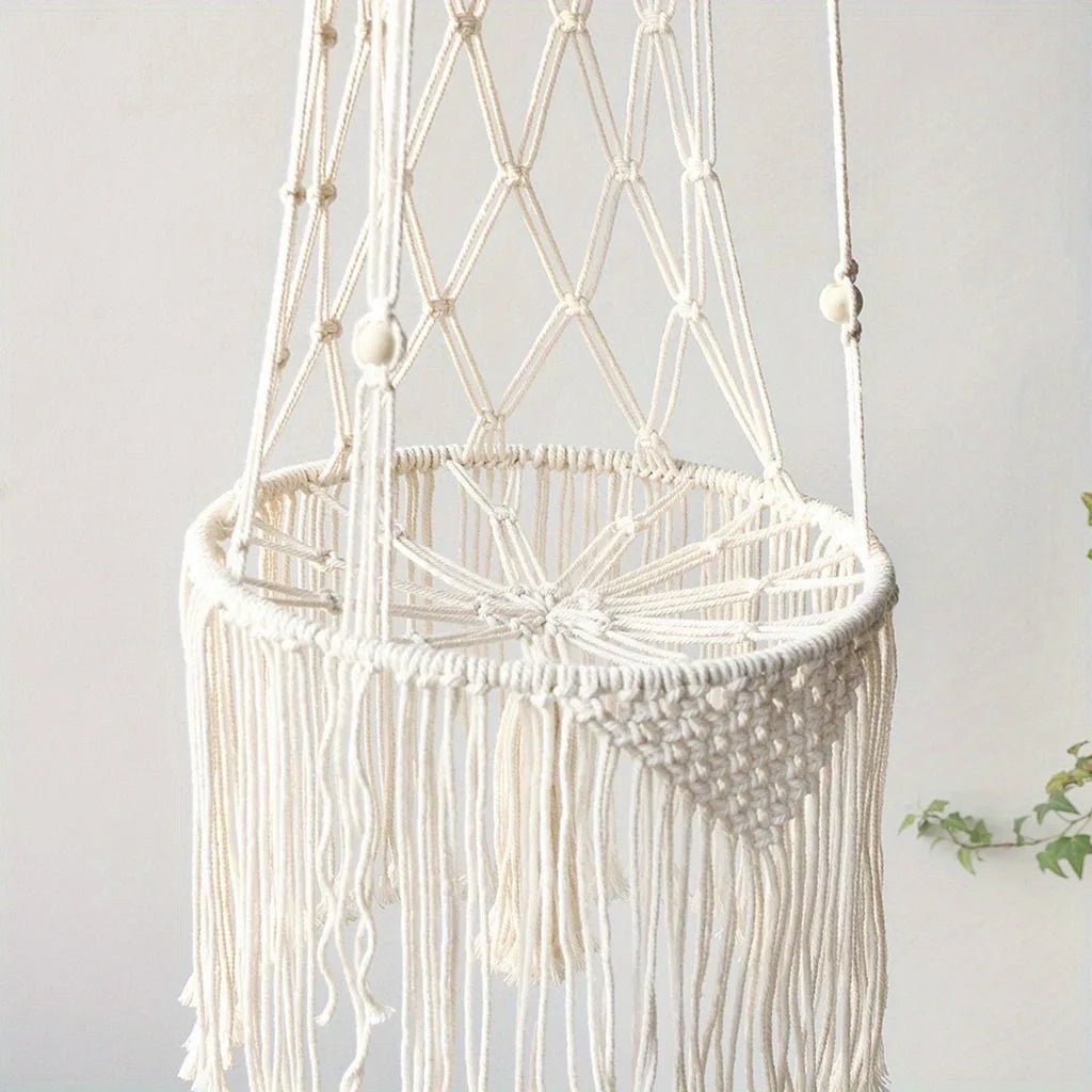 Détail du tissage artisanal d'un hamac lit pour chat, garantissant une qualité supérieure.