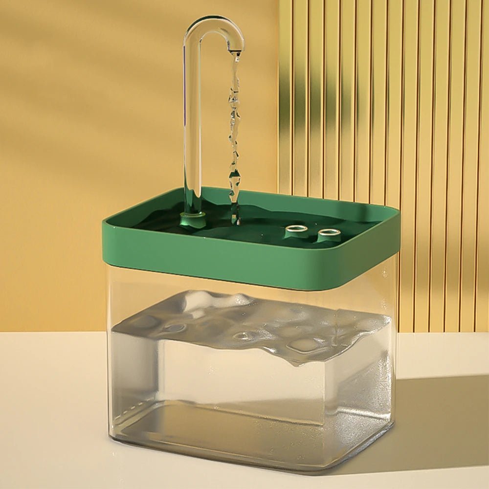 Fontaine à eau pour chat avec filtre remplaçable et 3 modes d’écoulement