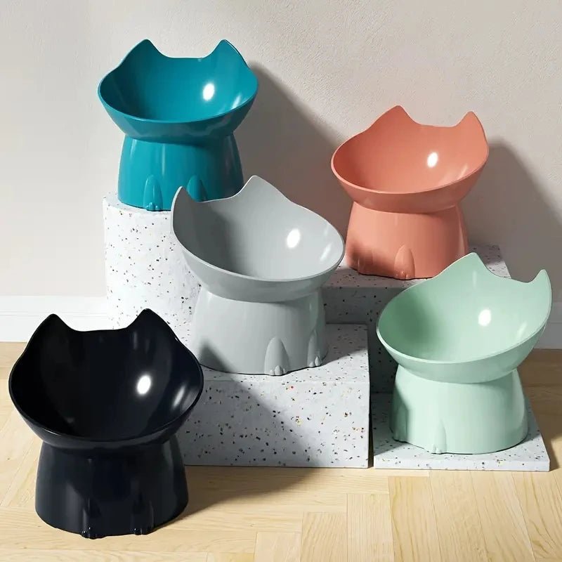 Bol pour chat surélevé anti-vomissement, design moderne