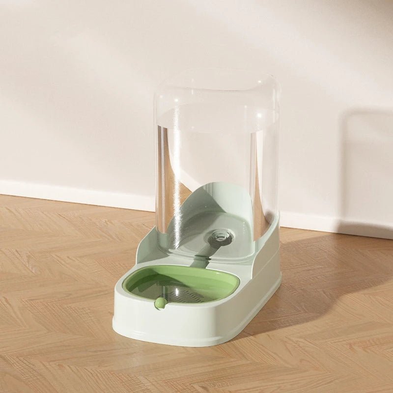 Gamelle d'eau automatique verte 4.4L pour animaux de compagnie