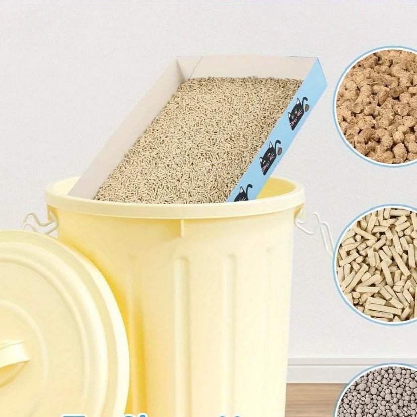 Litière jetable pratique pour chat