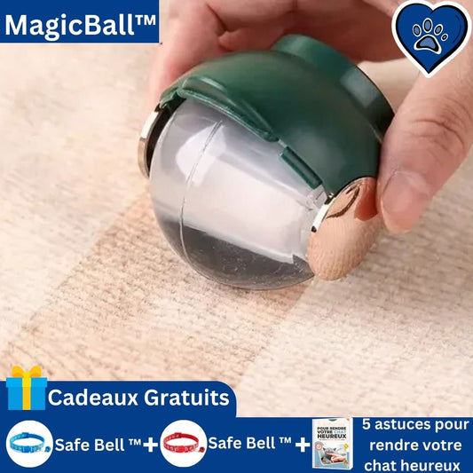 MagicBall™ l Boule anti-poil lavable - Pattes d'or