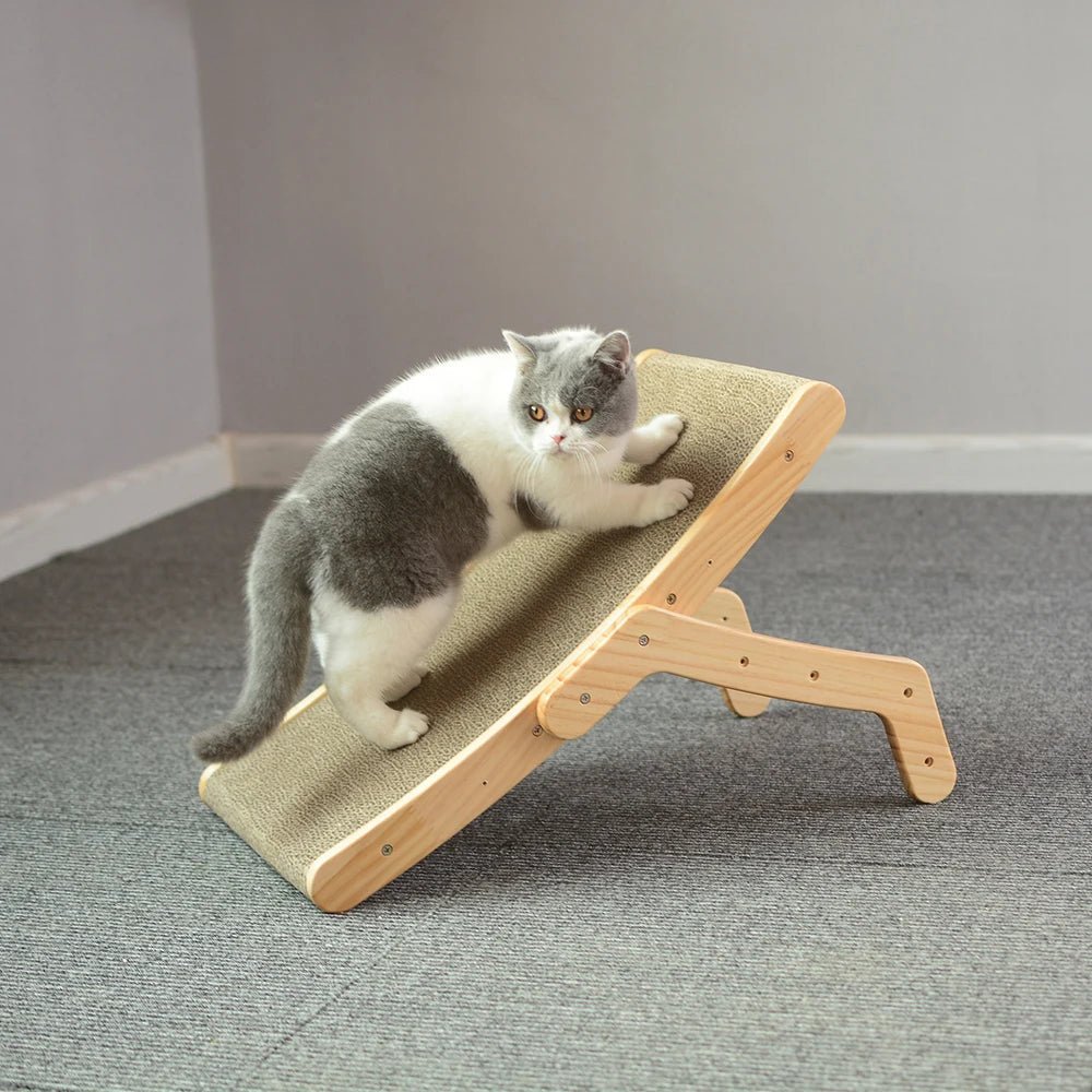 Planche à Gratter 3 - en - 1 pour Chat - Le Sanctuaire Félin Parfait - Pattes d'or