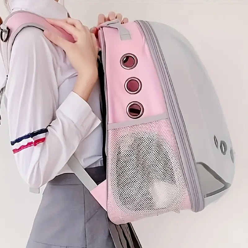 Sac à Dos Transparent pour Chat : Offrez une Vue Panoramique à Votre Compagnon Félin ! - Pattes d'or