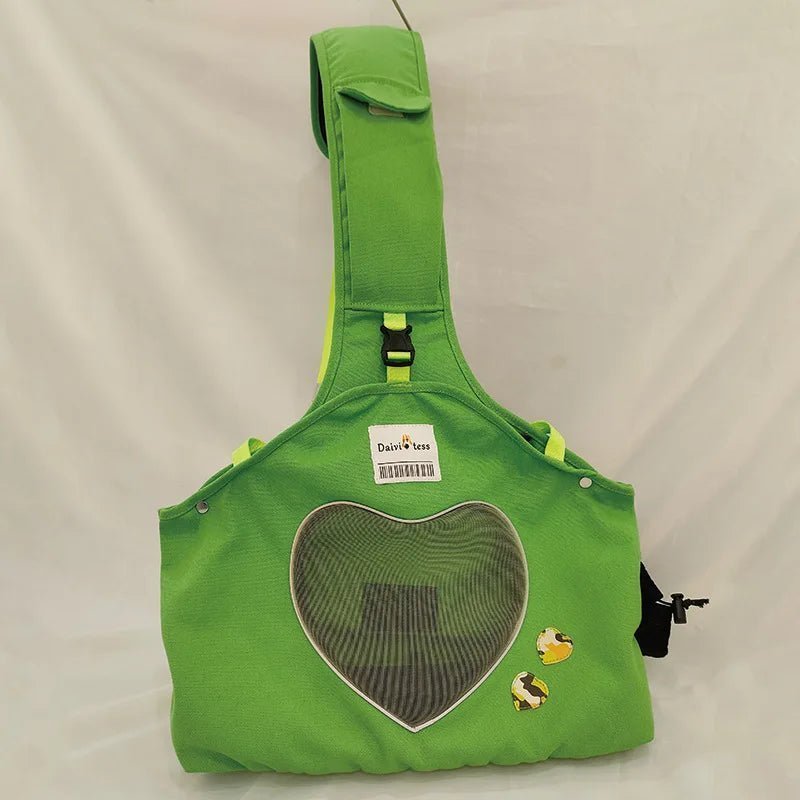 Voyager en Toute Sécurité et avec Style : Sac Chat Transport Bandoulière Respirant - Pattes d'or