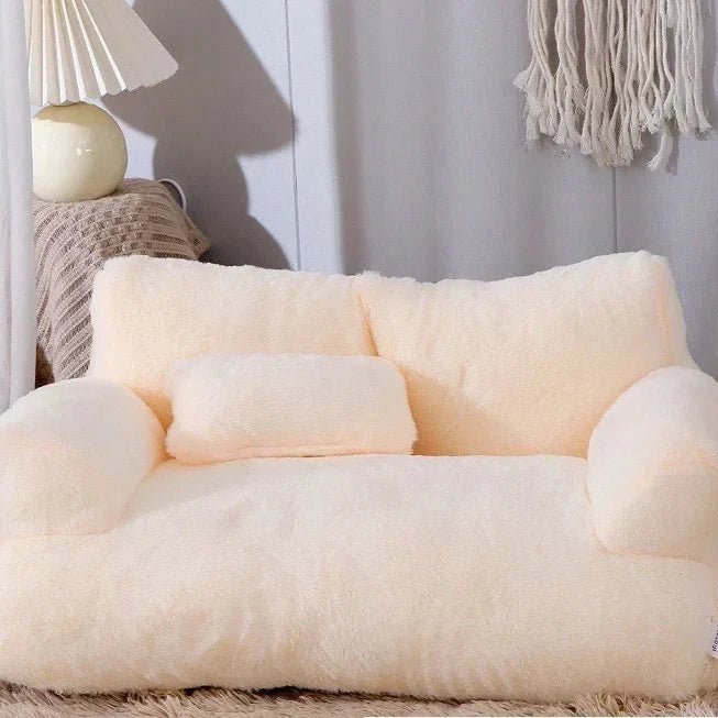 Canapé-lit Confortable pour chat avec Coussin Moelleux. Disponible en plusieurs couleurs.
