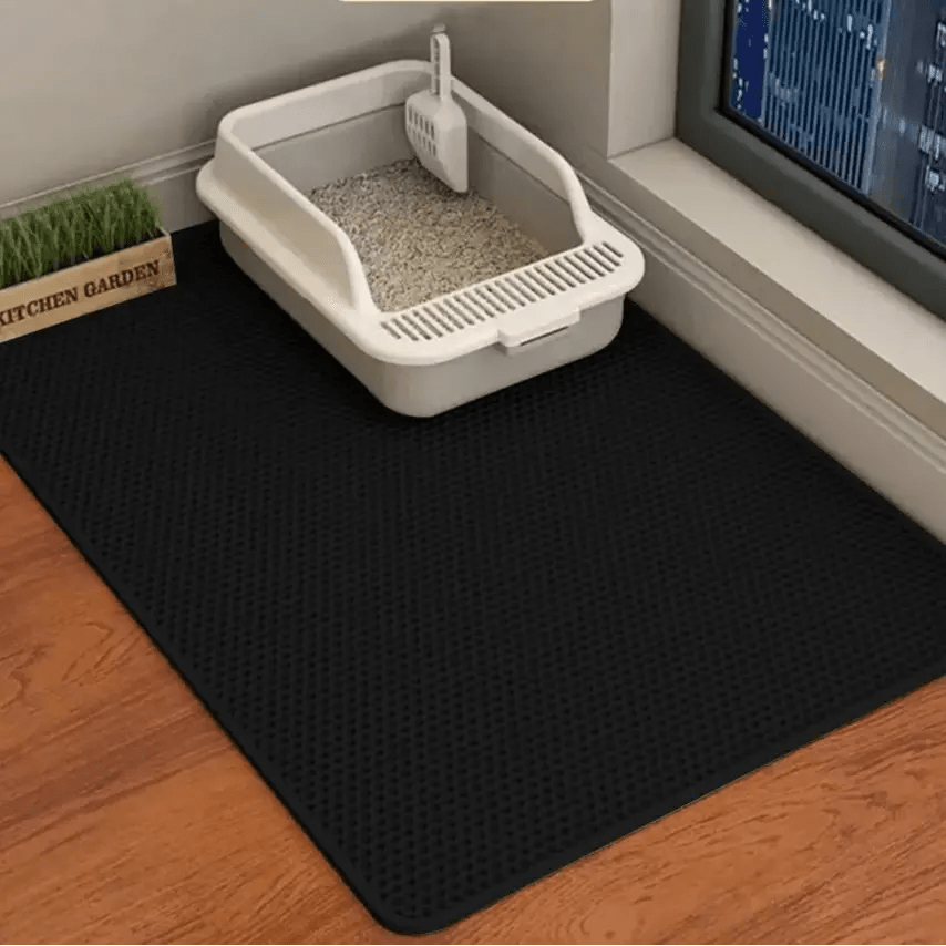 Tapis en EVA pour capturer la litière de chat éparpillée