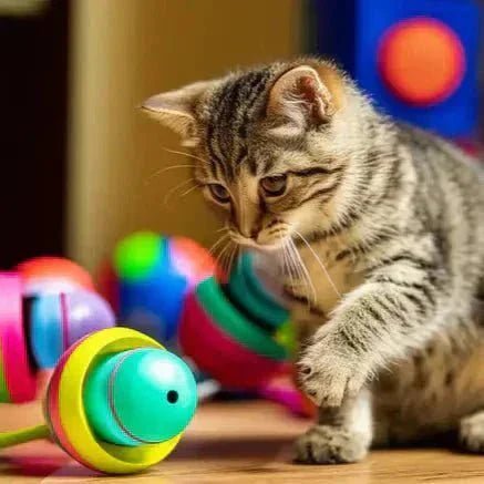 Jouet Interactif Culbuto | Instinct & Bien-être Félin 😻 - Pattes d'Or