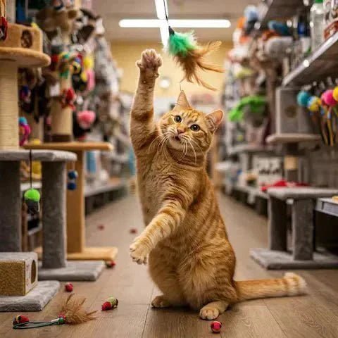Jouet Suspendu pour Chat | La Solution Contre l'Ennui Félin 🐾 - Pattes d'Or