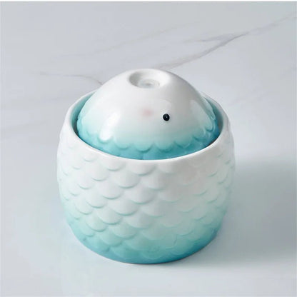 Distributeur d'eau pour chat en céramique, fonctionnement automatique