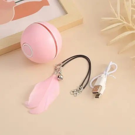 Balle Intelligente Chat - Interactive et Lumineuse - Pattes d'Or