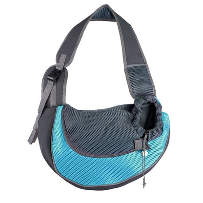 Sac à Bandoulière Respirant en Maille Oxford pour Chat - Pattes d'or