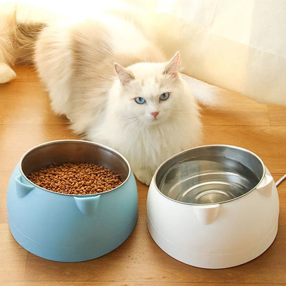 Bol surélevé pour chat en inox, facile à nettoyer, design ergonomique