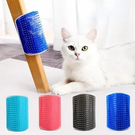 Brosse d'Angle Auto - Toilettante Chat | Massage & Maison Propre - Pattes d'Or