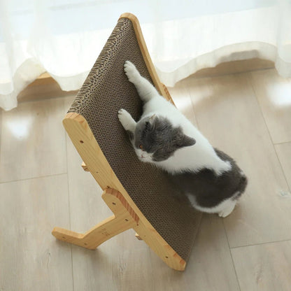 Planche à Gratter 3 - en - 1 pour Chat - Le Sanctuaire Félin Parfait - Pattes d'or