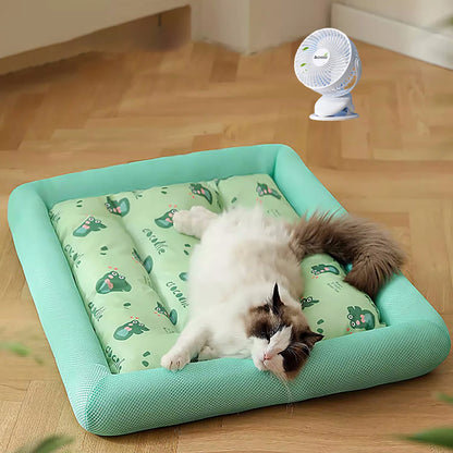 Tapis Rafraîchissant chat en Coton : Le Paradis de Votre Félin - Pattes d'or
