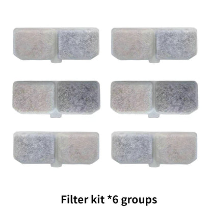 Filtre à eau avancé pour fontaine à eau pour chat 3L, éliminant impuretés et assurant une eau pure