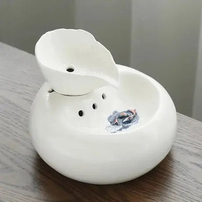 Fontaine chat filtration charbon actif