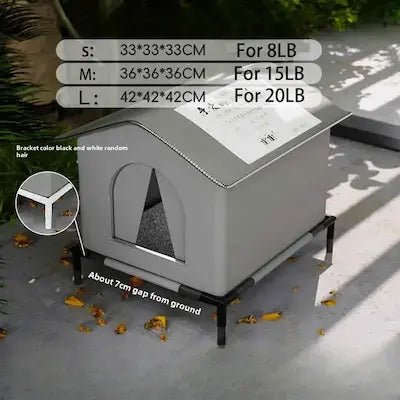 Maison chat jardin facile à installer