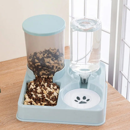 Mangeoire et abreuvoir automatique anti-basculement pour chat