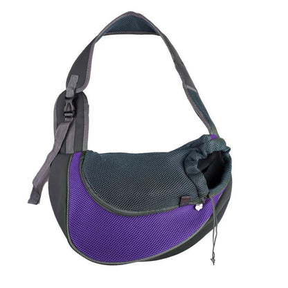 Sac à Bandoulière Respirant en Maille Oxford pour Chat - Pattes d'or
