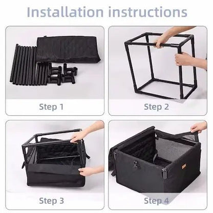 Siège auto chat installation facile en 30 secondes - fixation ceinture sécurité simple